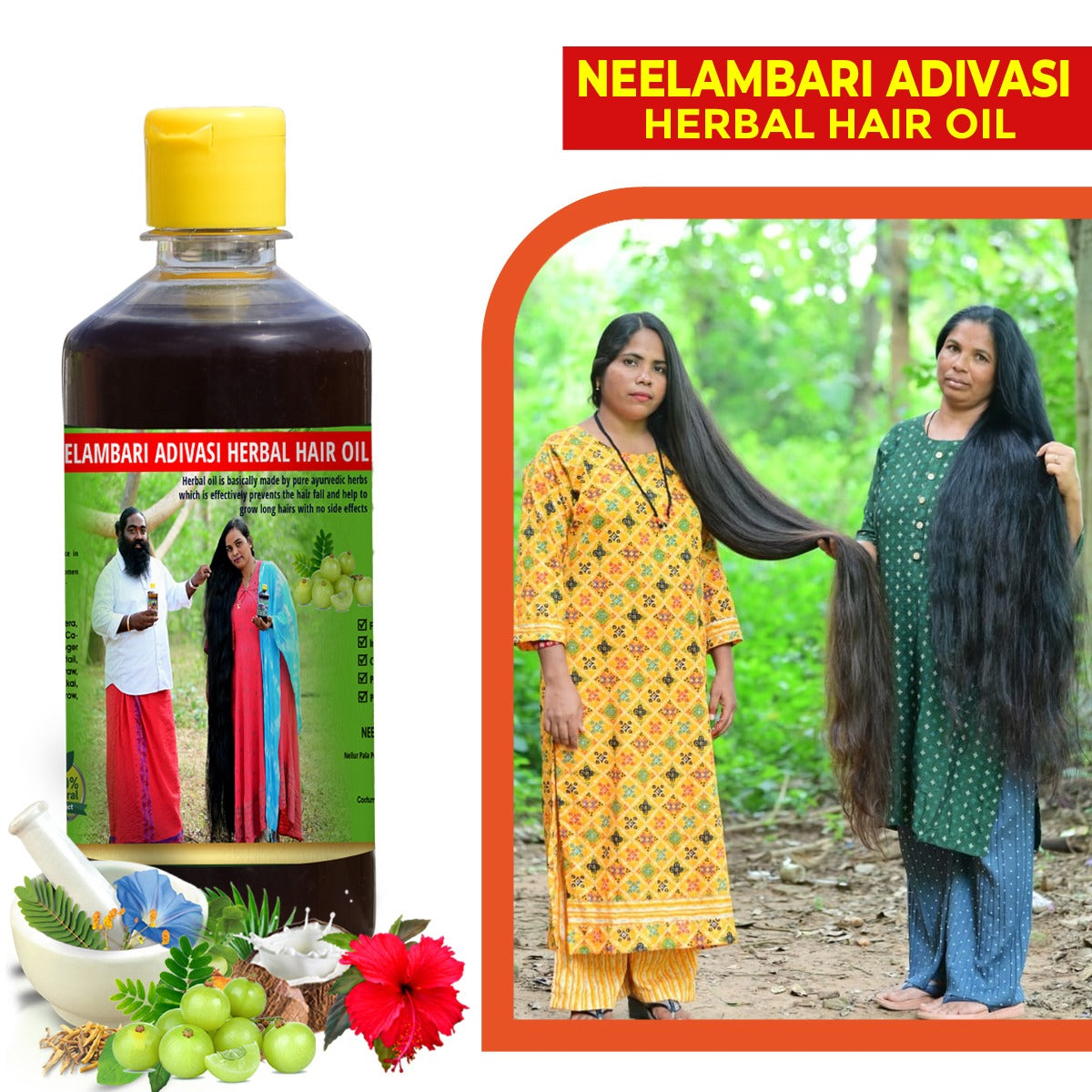 Adivasi Neelambari Herbal Hair Oil🌿