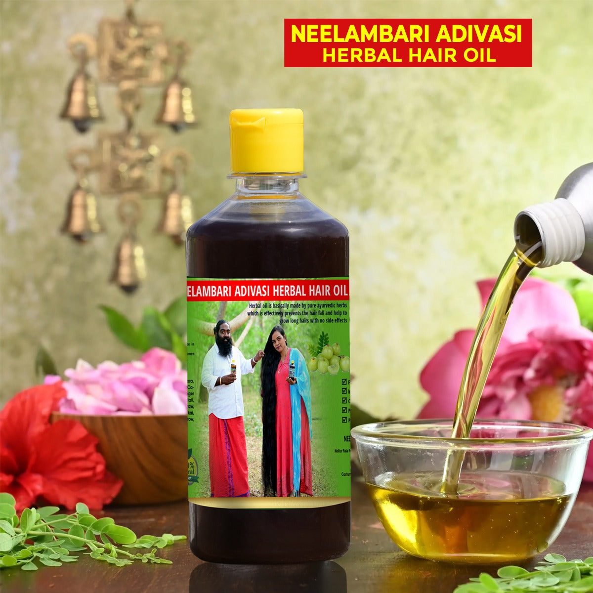 Adivasi Neelambari Herbal Hair Oil🌿